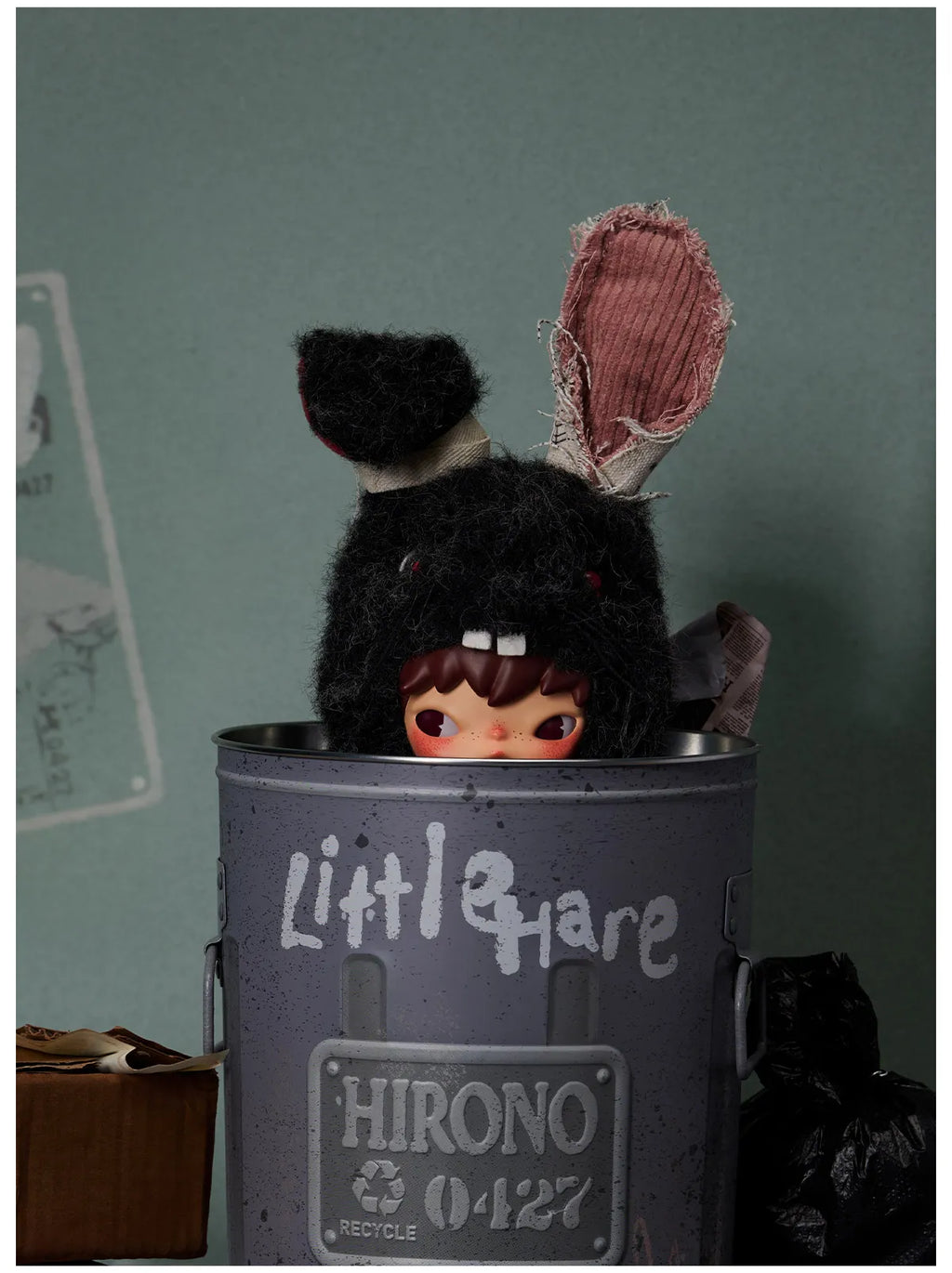 Hirono little hare plush doll pendant