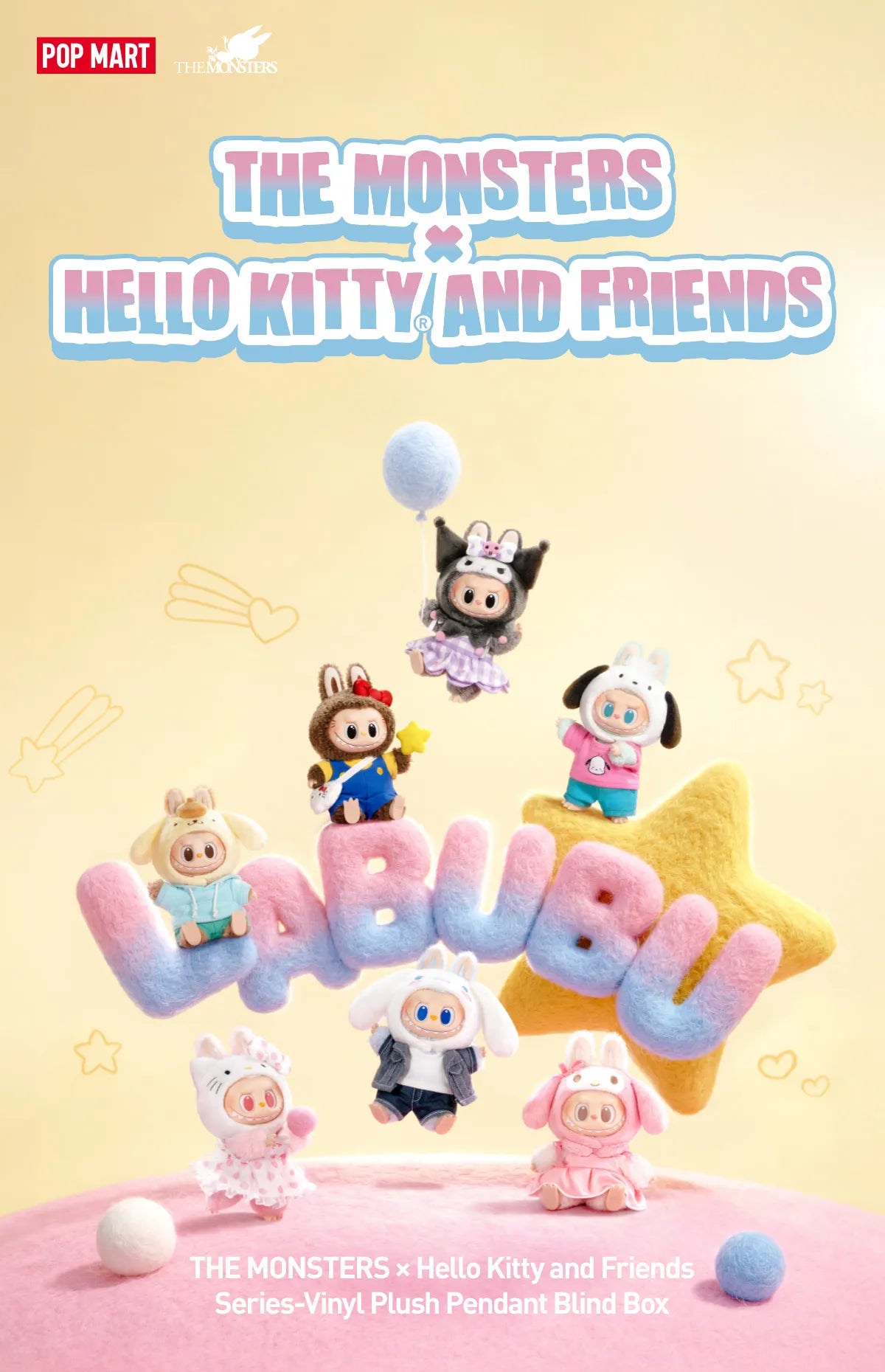 THE MONSTERS Hello kitty and friends blind box Pre-order full collection